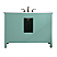 48" Mint Green with Imperial White Marble Top with Mirror Options