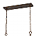 Armand 47'' Wide 8-Light Linear Chandelier - Weathered Bronze