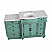 Adelina 56" Mint Green Traditional Style Single Sink Bathroom Vanity with White Carrara Marble Countertop