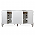 Adelina 60" White Traditional Style Single Sink Bathroom Vanity with White Carrara Marble Countertop