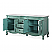 Adelina 72" Mint Green Double Sink Traditional Style Bathroom Vanity with White Carrara Marble Countertop