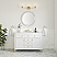 James Martin Chicago 48" Single Vanity, Glossy White With Countertops Options