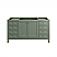 James Martin Chicago Collection 60" Single Vanity, Smokey Celadon With Countertops Options