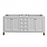 James Martin Chicago Collection 72" Double Vanity, Glossy White With Countertops Options