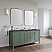 James Martin Chicago Collection 72" Double Vanity, Smokey Celadon With Countertops Options