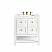 James Martin Breckenridge Collection 30" Single Vanity, Bright White With Countertops Options