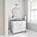 James Martin Chicago Collections 36" Single Vanity, Glossy White With Countertops Options