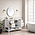 James Martin Breckenridge Collection 48" Single Vanity, Bright White With Countertops Options