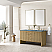 James Martin Hudson Collection 60" Double Vanity, Light Natural Oak with Countertop Options