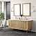 James Martin Laurent Collection 72" Double Vanity, Light Natural Oak With Countertops Options