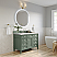 James Martin Brittany Collection 48" Single Vanity, Smokey Celadon With Countertops Options