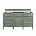 James Martin Brittany Collection 60" Single Vanity, Smokey Celadon With Countertops Options