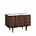 James Martin Amberly Collection 48" Single Vanity, Mid-Century Walnut With Countertops Options
