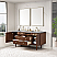 James Martin Amberly Collection 72" Double Vanity, Mid-Century Walnut With Countertops Options