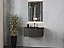 30" Wall-mount Bathroom Vanity with 3 Wood Finishes and 2 Countertop Options
