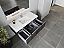 48" Wall-mount Bathroom Vanity with 3 Wood Finishes and 2 Countertop Options