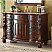 Adelina 50" Cherry Wood Bathroom Sink Vanity Baltic Brown Stone Top