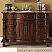Adelina 50" Cherry Wood Bathroom Sink Vanity Baltic Brown Stone Top