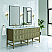 James Martin Emmeline Collection 72" Double Vanity, Pebble Oak Finish with Countertop Options