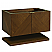 James Martin Marcello Collection 36" Wall Mounted Single Vanity, Chestnut Finish with Countertop Options