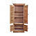 Cherry Grove Four-Door Cabinet in Natural Finish