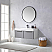 48" Single Sink Bath Vanity in Grey with White One-Piece Composite Stone Sink Top
