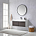 48" Single Sink Bath Vanity in Suleiman Oak with White One-Piece Composite Stone Sink Top