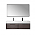 60" Double Sink Bath Vanity in Suleiman Oak with White One-Piece Composite Stone Sink Top