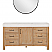 60in. Free-standing Single Bathroom Vanity in Fir Wood Brown with Composite top in Lightning White