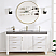 0in. Free-standing Single Bathroom Vanity in Fir Wood White with Composite top in Reticulated Grey