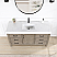 0in. Free-standing Single Bathroom Vanity in Fir Wood Grey with Composite top in Lightning White