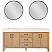 72in. Free-standing Double Bathroom Vanity in Fir Wood Brown with Composite top in Lightning White