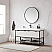 60" Single Sink Bath Vanity in White with One-Piece Composite Stone Sink Top