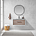 36" Single Sink Bath Vanity in Light Walnut with Grey Sintered Stone Top