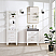 22in. White Storage Cabinet for Bathroom, Kitchen and Living Room