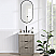 24in. Free-standing Single Bathroom Vanity in Fir Wood Grey with Composite top in Lightning White