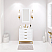 30 In. Single Sink Carrara White Marble Countertop Bath Vanity with Color, Mirror & Faucet Option