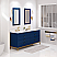 72 In. Double Sink Carrara White Marble Countertop Bath Vanity with Color, Mirror & Faucet Option