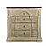 36" Gothic Vanity Blue Stone Top Wash Finish with Matching Linen Cabinet Option