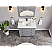 Issac Edward Collection 36" Cadet Finish Solid Wood Sink Vanity