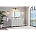 Issac Edward Collection 60" Silver Strand Finish Solid Wood Sink Vanity with Six Color Options