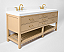 84" Double Bathroom Vanity in Oak Finish with White quartz Vanity Top and White Undermount Basin