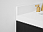 48 in. Bath Vanity in Black Oak Finish with White quartz Vanity Top and White Undermount Basin