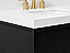 48 in. Bath Vanity in Black Oak Finish with White quartz Vanity Top and White Undermount Basin