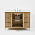 48" Single Bath Vanity in Oak Finish with White quartz Vanity Top and White Undermount Basin