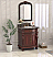 30 Inch Traditional Style Solid Wood Single Sink Bathroom Vanity with Stone top and Backsplash Option