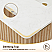 Issac Edwards Collection 72" Double Bathroom Vanity in Washed Light Brown with Grain White Stone Countertop with Mirror