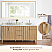  Issac Edwards Collection 72" Double Bathroom Vanity in Washed Light Brown with Grain White Stone Countertop without Mirror
