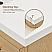 Issac Edwards Collection 48" Single Bathroom Vanity in White Oak with White Artificial Drop-in Sink with Mirror