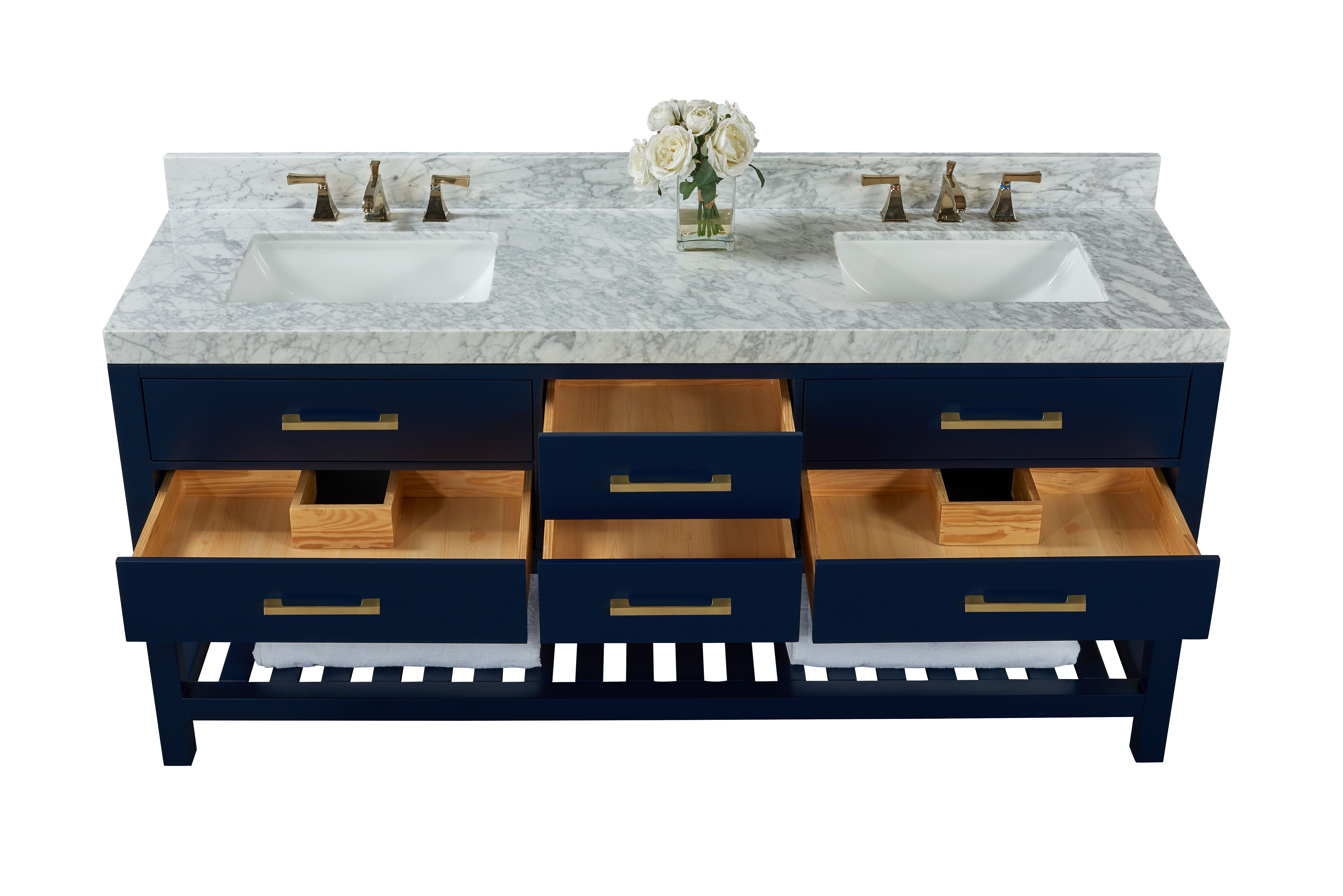 72 Double Sink Bath Vanity Set In, 72 Inch Vanity Top Double Sink Blue